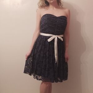 Strapless Lace Dress